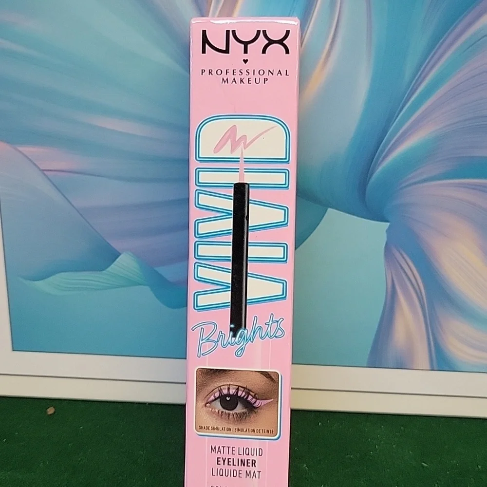 NYX Vivid Brights Matte Liquid Eyeliner New Sealed Box Sneaky Pink